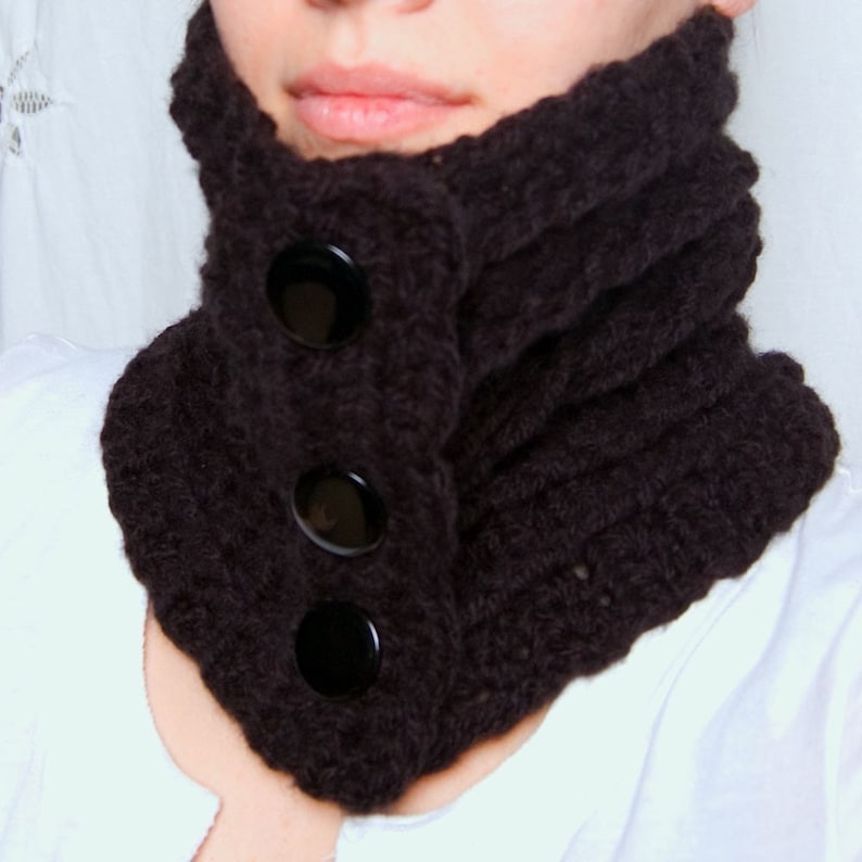 Ireland High Neck Warmer PDF Pattern Etsy