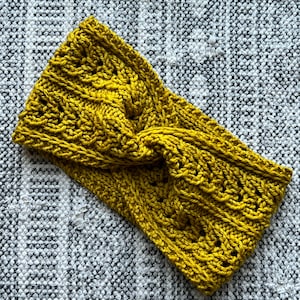 Wild Thistle Headband - Knit PDF Pattern
