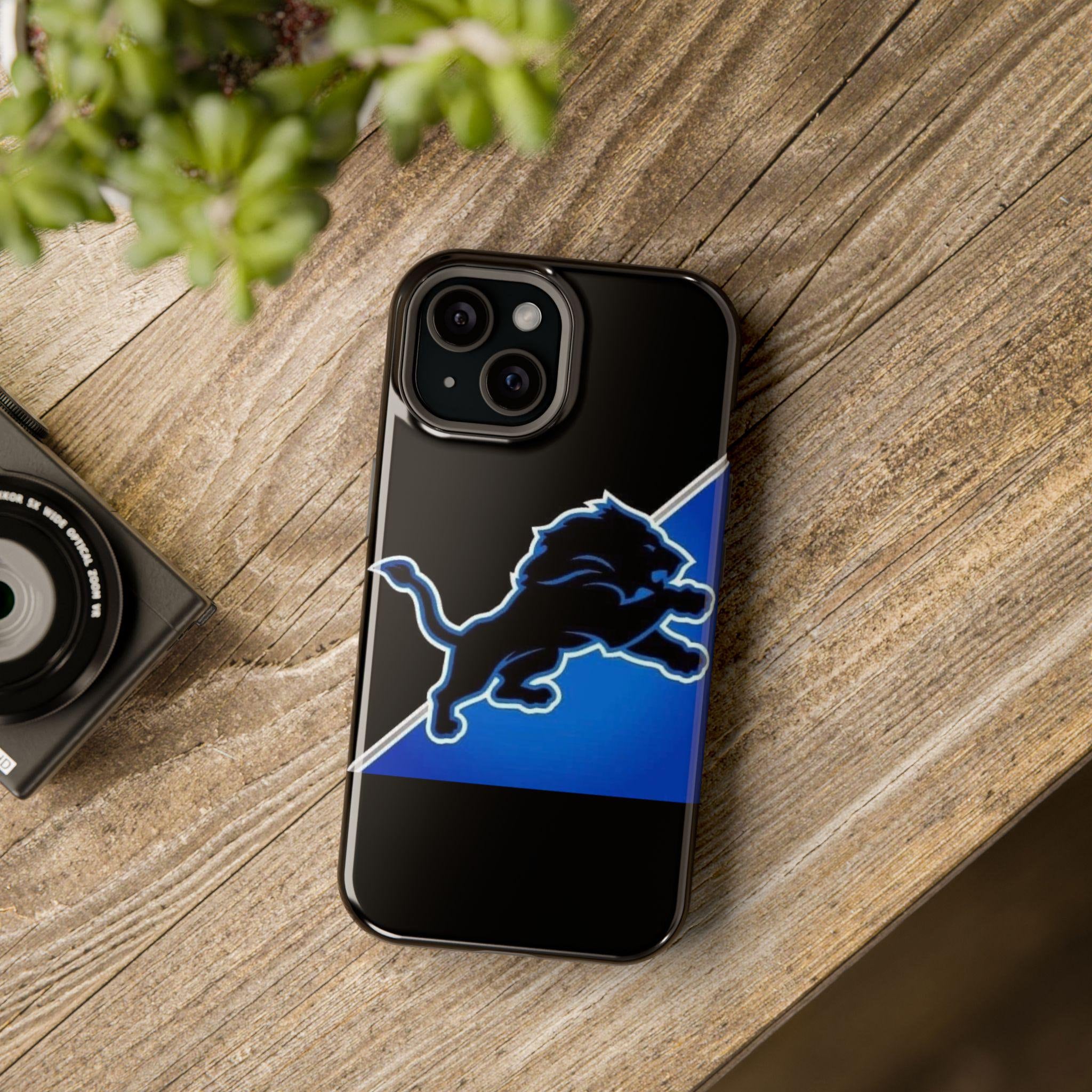NFL Detroit Lions Impact Resistant Phone Case, NFL Accessories, Sports Fan Gift, Durable Phone Cover, Game Day Essential, Birthday Present