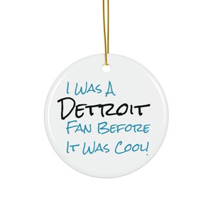 NFL Detroit Lions Ceramic Ornament home decor collectible gift for football lover