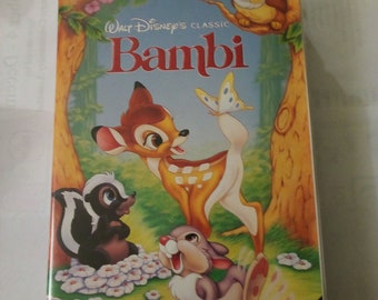 Walt Disneys Bambi Black Diamond (wordt geleverd met vintage bonnen)