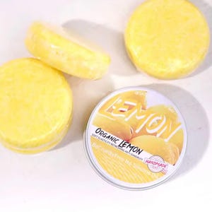 Organic Lemon Essential Oil Shampoo Bar: Deep Cleaning Hair Care