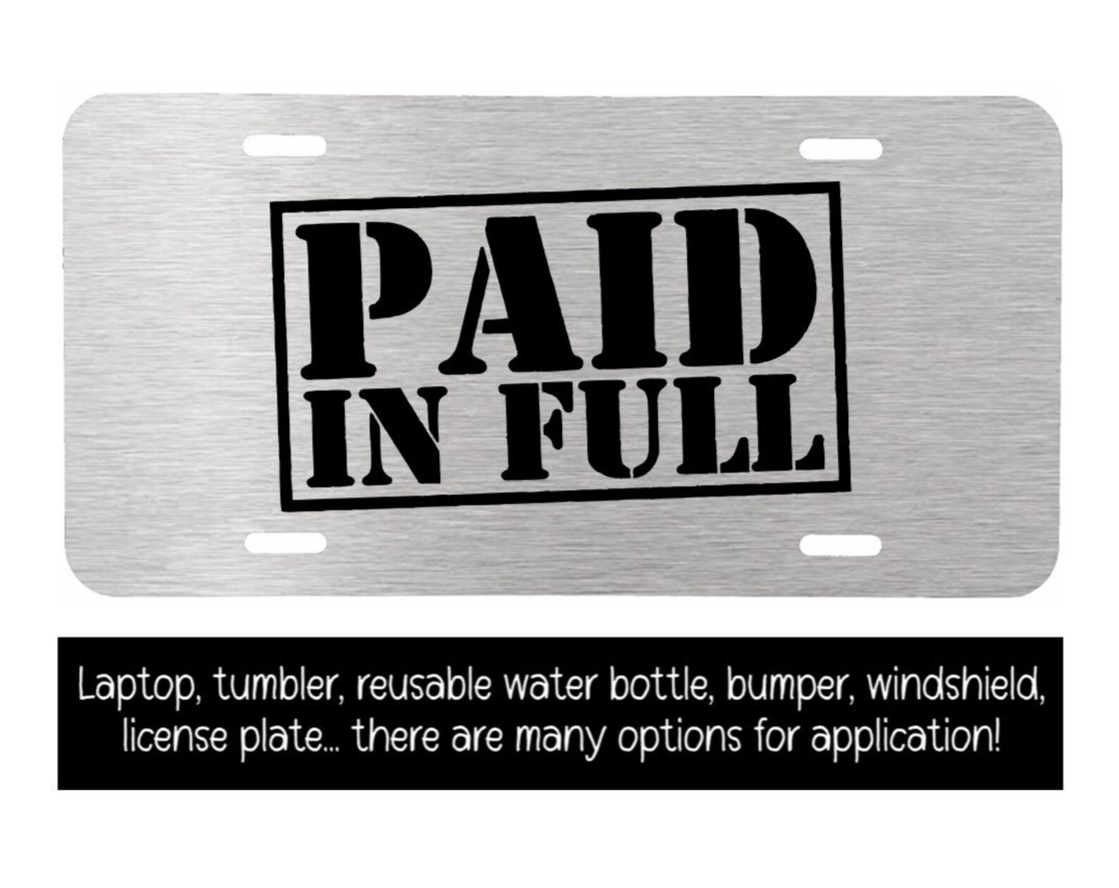 Paid in Full Vinyl Decal Sticker Bumper Sticker Dave Ramsey - Etsy