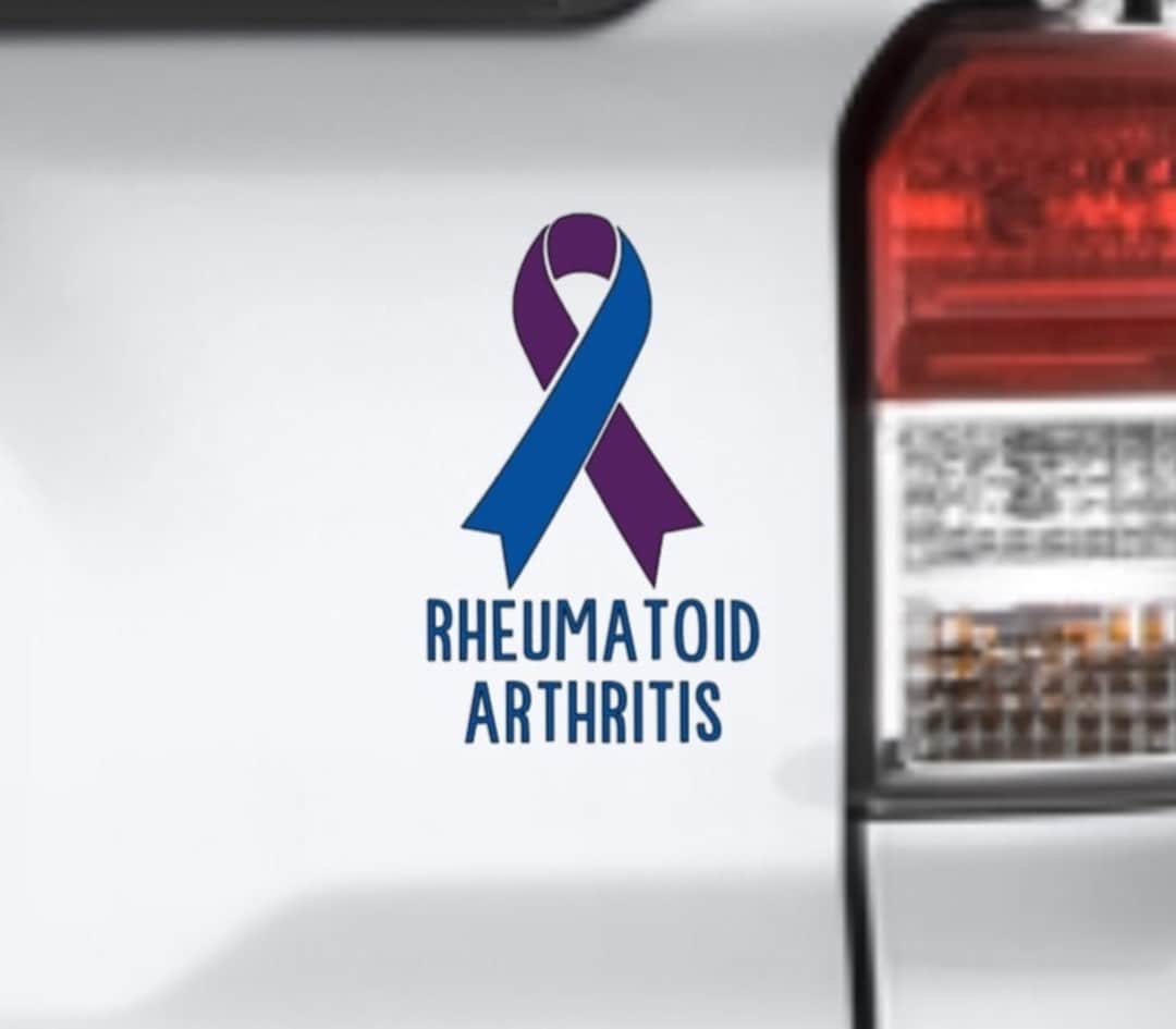 Rheumatoid Arthritis Awareness Vinyl Decal Bumper Sticker | RA Warrior ...
