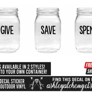 Give Save Spend - Etsy