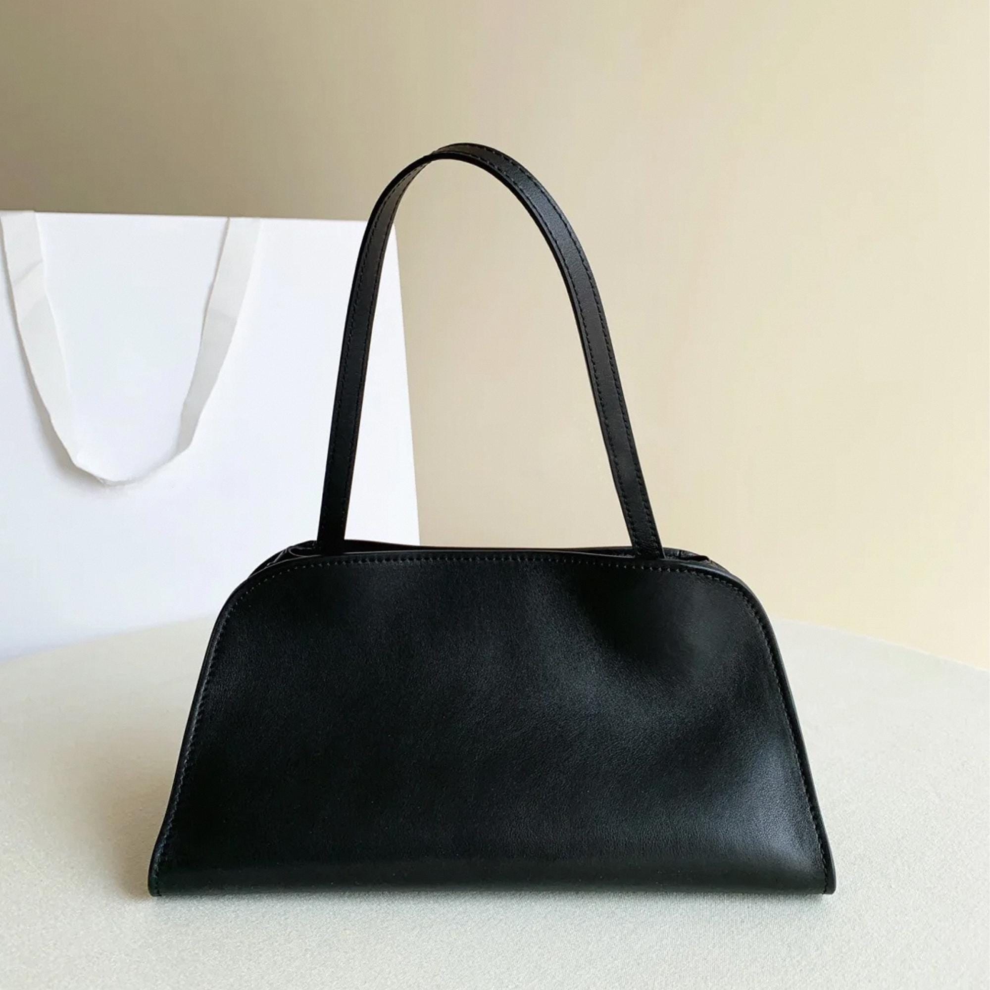 Leather Shoulder Bag, Women's Underarm Shoulder Bag, Minimal Shoulder Bag