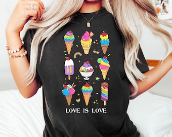 Koszulka Love is Love, damska koszulka Love is Love, koszulka Pride, męska koszulka Love is Love, koszulki Kindness, koszulki LGBTQ Support, koszulka Gay Pride