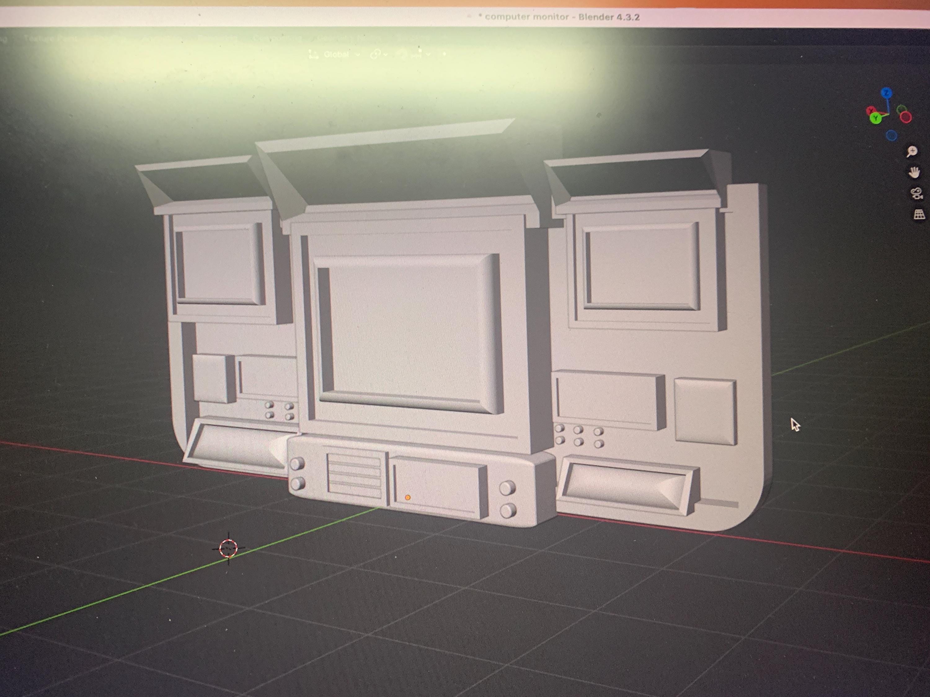 3d Printed Master Computer Console - Etsy