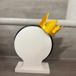 Yellow Crown Headband Prop for All Head Types