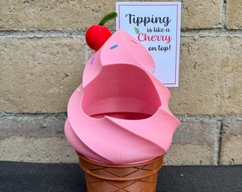 Ice Cream Inspired 3D Printed Tip Jar
