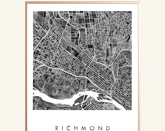 Map Of Downtown Richmond