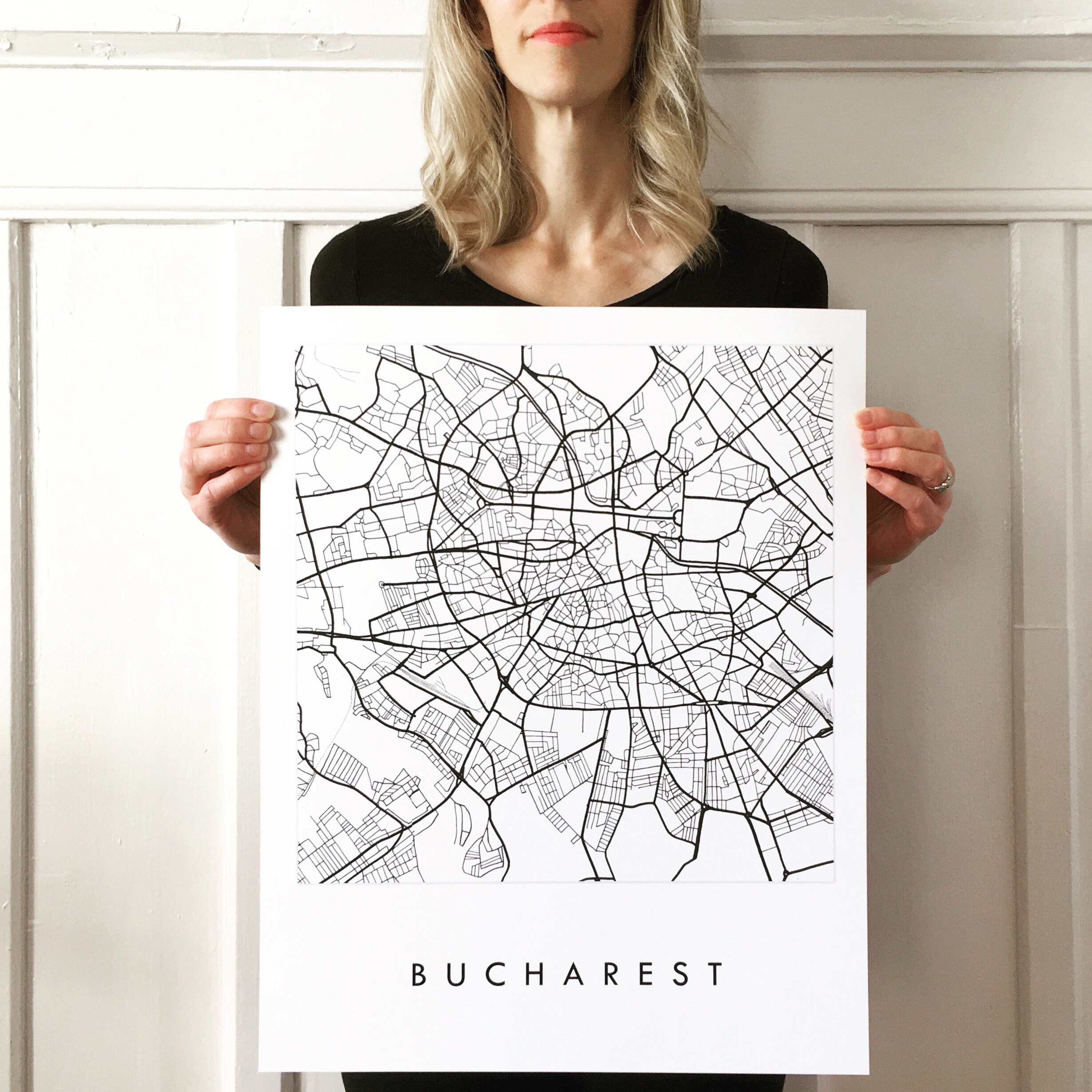 City Map Print Anniversary Gift Wedding Gift Hong Kong Map Print Map Wall Art Minimalist Map Print Travel