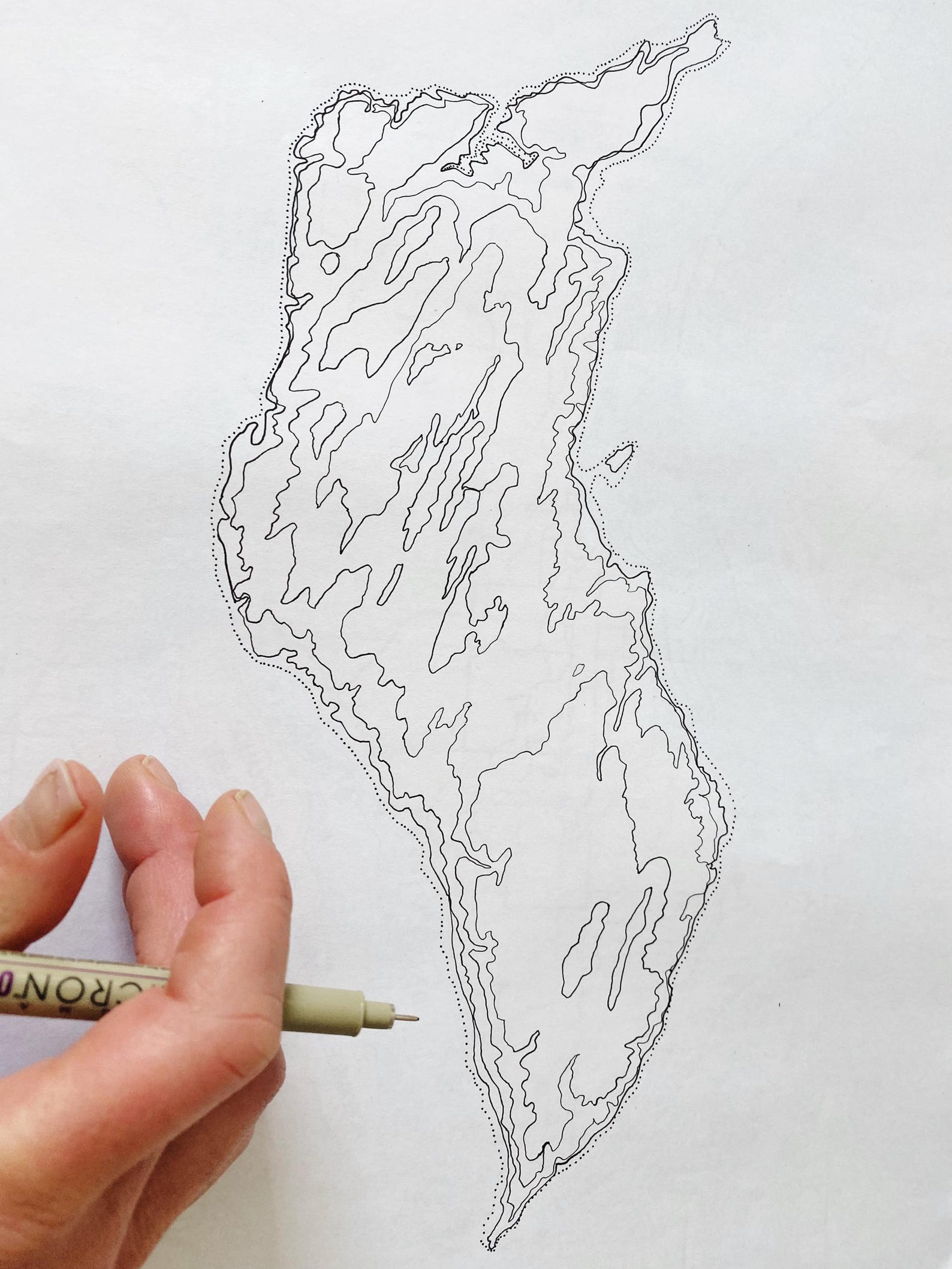 HARSTINE ISLAND Map