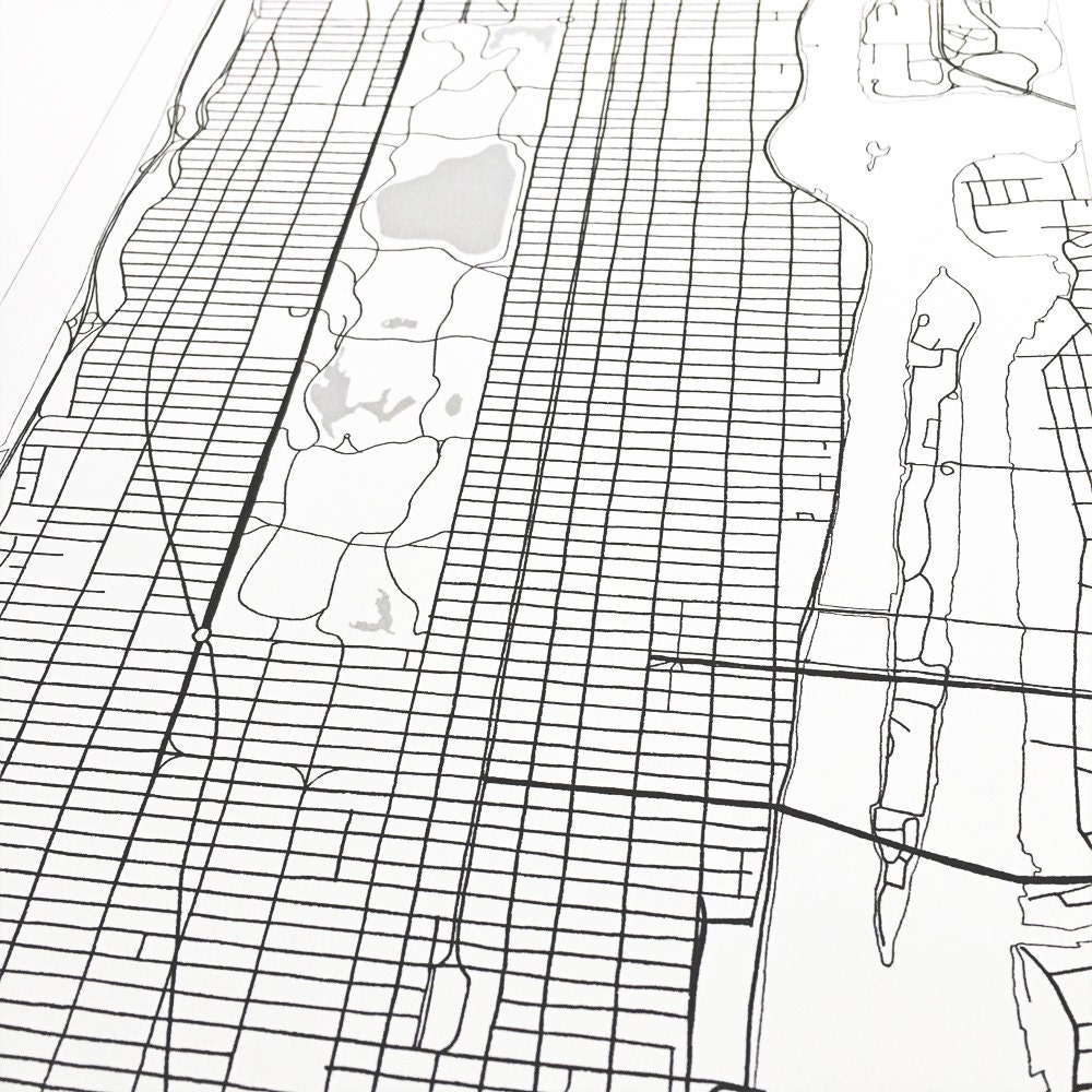 マンハッタンの絵 柿崎 覚 Gaku Kakizaki | マンハッタンの夕焼け カンヴァスに
