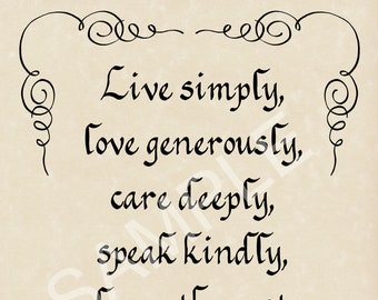 Love Generously Etsy