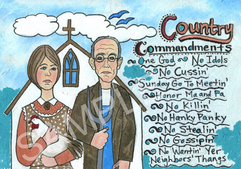 "Country Commandments"