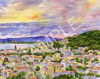 5x7  Blank Cards/Matted Prints - "Puerto Vallerta, Mexico"