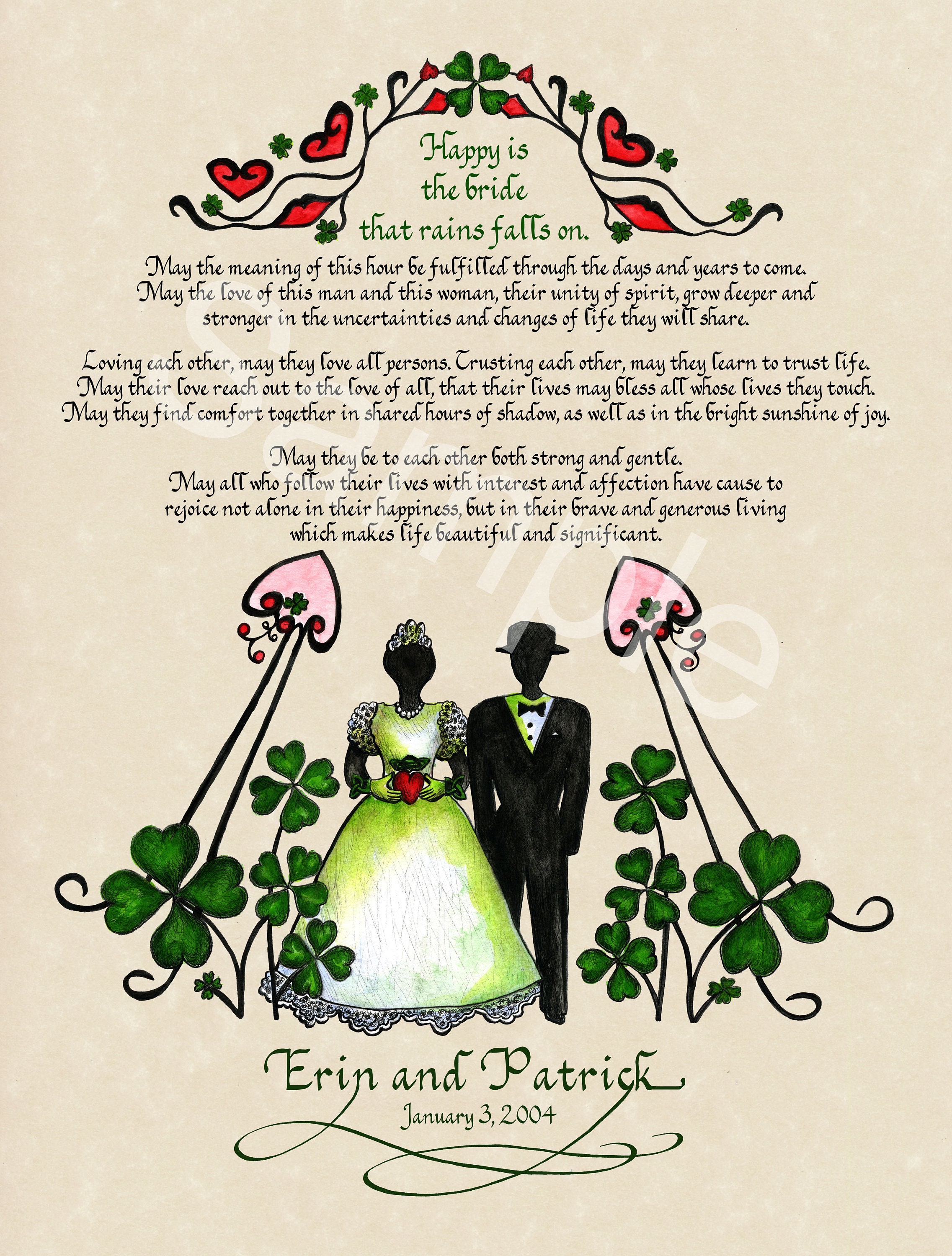 May The Meaning Of This Hour Personalized Wedding And Anniversary Gift