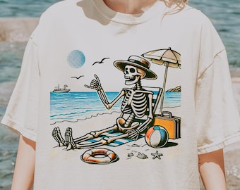 Komfort Farben Sommer Shirt Surfer Shirt Surfer Geschenk Sommerferien Shirt Strand Urlaub Shirt Strand Vibes Strand Mädchen Shirt Küsten Mädchen