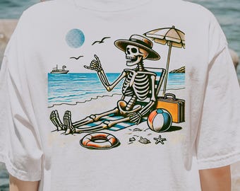 Komfort Farben Sommer Shirt Surfer Shirt Surfer Geschenk Sommerferien Shirt Strand Urlaub Shirt Strand Vibes Strand Mädchen Shirt Küsten Mädchen