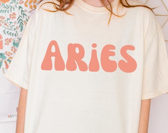 Aries Astrology Shirt Aries Zodiac Shirt Aries Shirt Zodiac Sign Shirt Astrology Sign Shirt Astrology T Shirt Zodiac T Shirt Comfort Colors