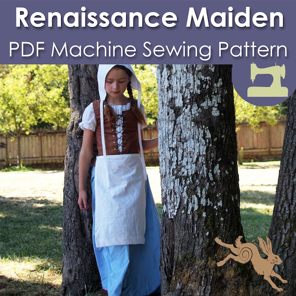 Renaissance dress pattern, medieval pattern pdf, Cosplay sewing pattern pdf, Renaissance sewing pattern, Elven dress pattern, best seller