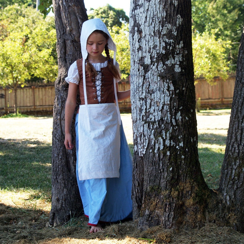 PDF SEWING PATTERN Complete Renaissance Maiden Dress girls | Etsy