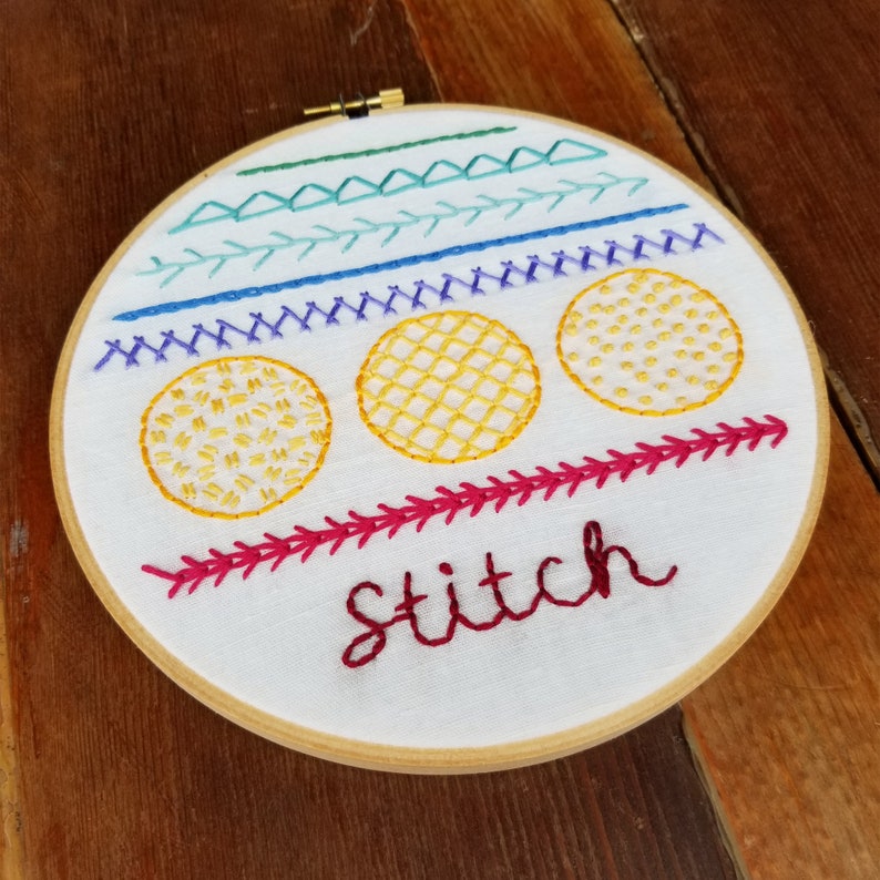 Hand Embroidery Sampler Embroidery Sampler Pattern - Etsy