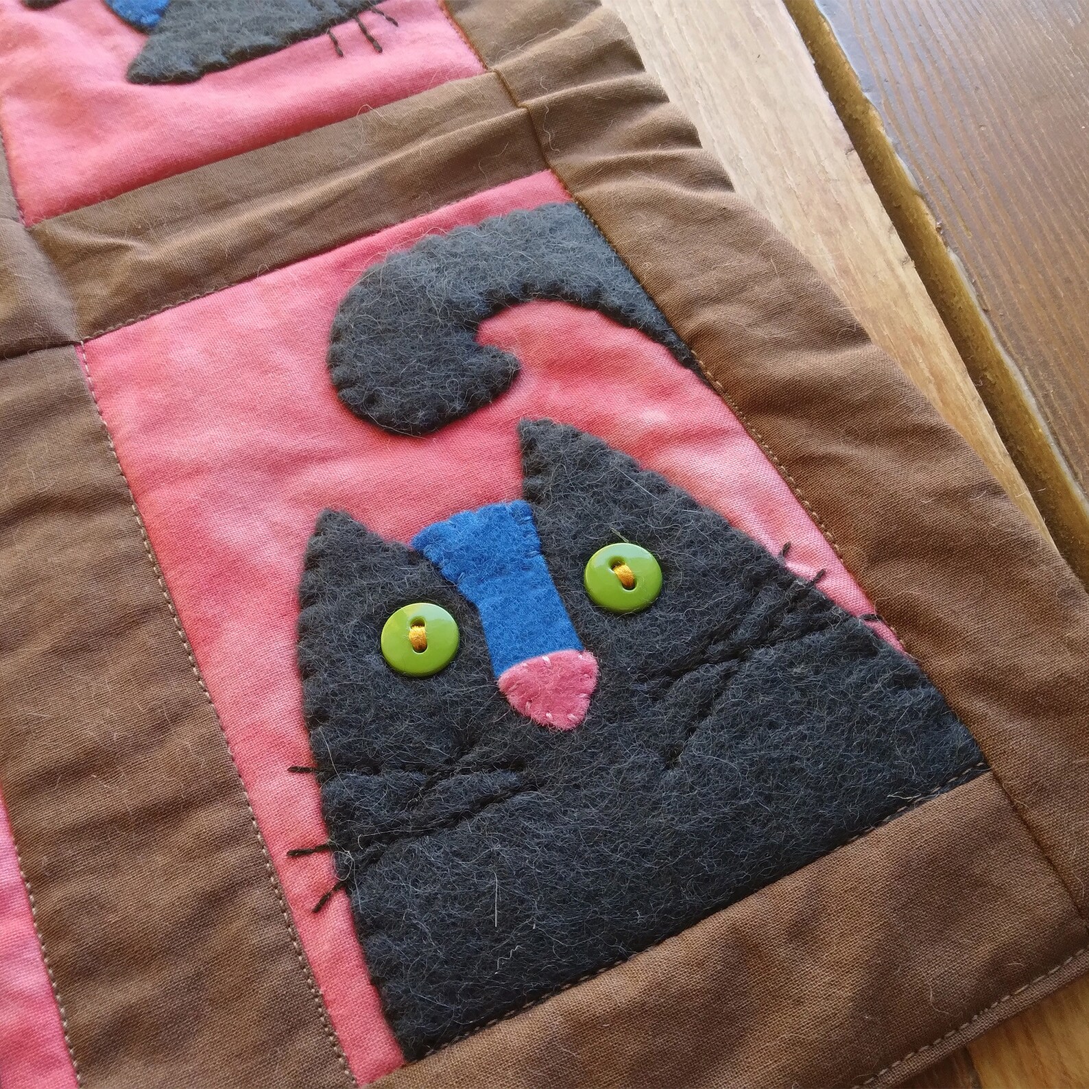 Cat Wall Hanging Cat Sewing Pattern Pdf Wall Hanging Etsy