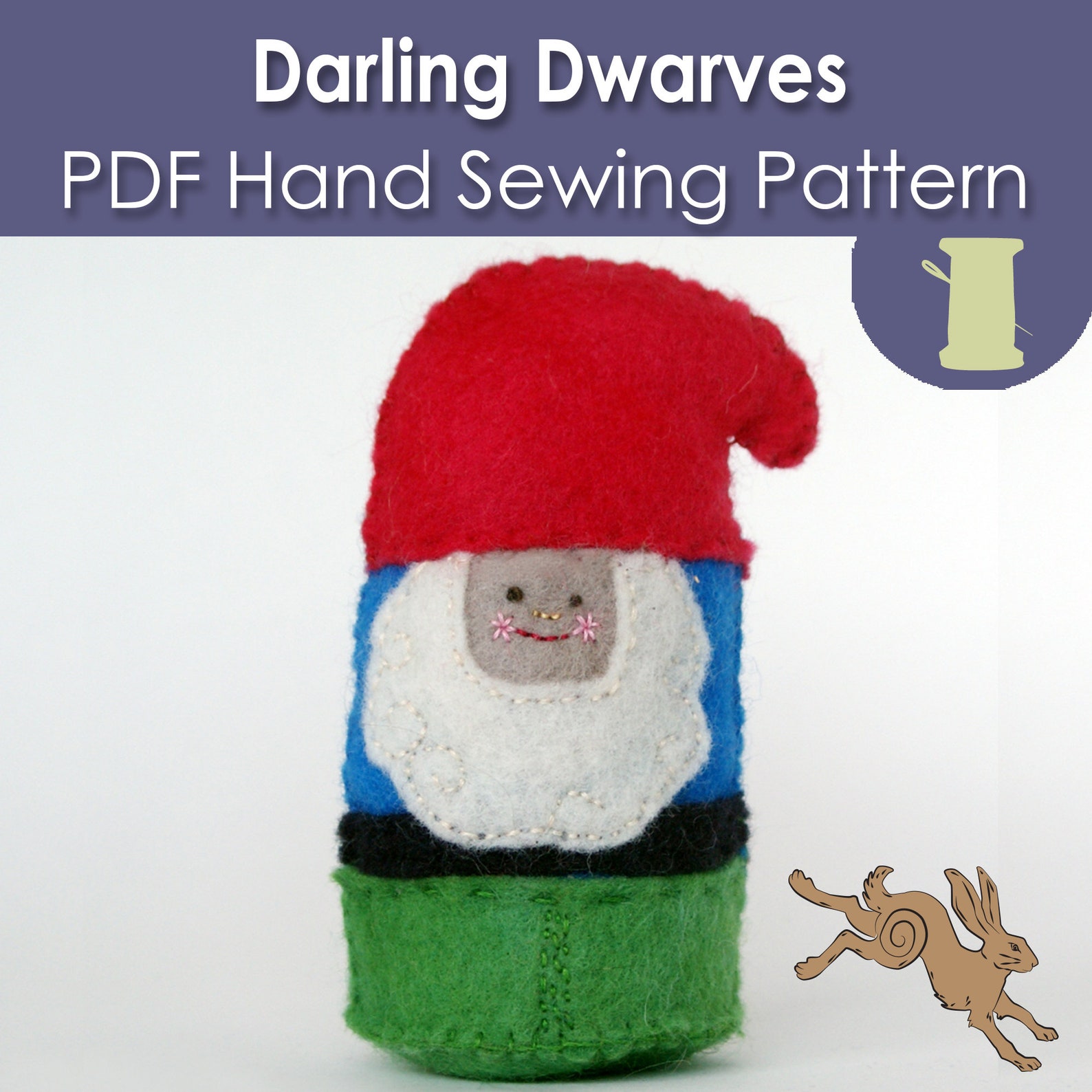 Gnome PDF Sewing Pattern, Felt Gnome Pattern, Gnome Pattern for Sewing ...