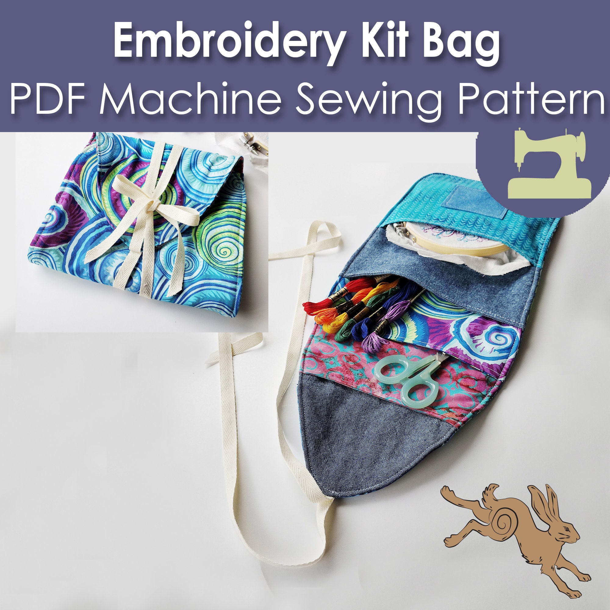  Yarwo Embroidery Project Bag, Embroidery Kits Storage