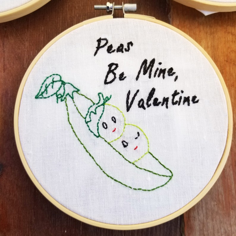 Vegetable Embroidery Design Vegetable Puns Embroidery Pun Etsy