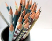 Paper Wrapped Pencils - Set of 6