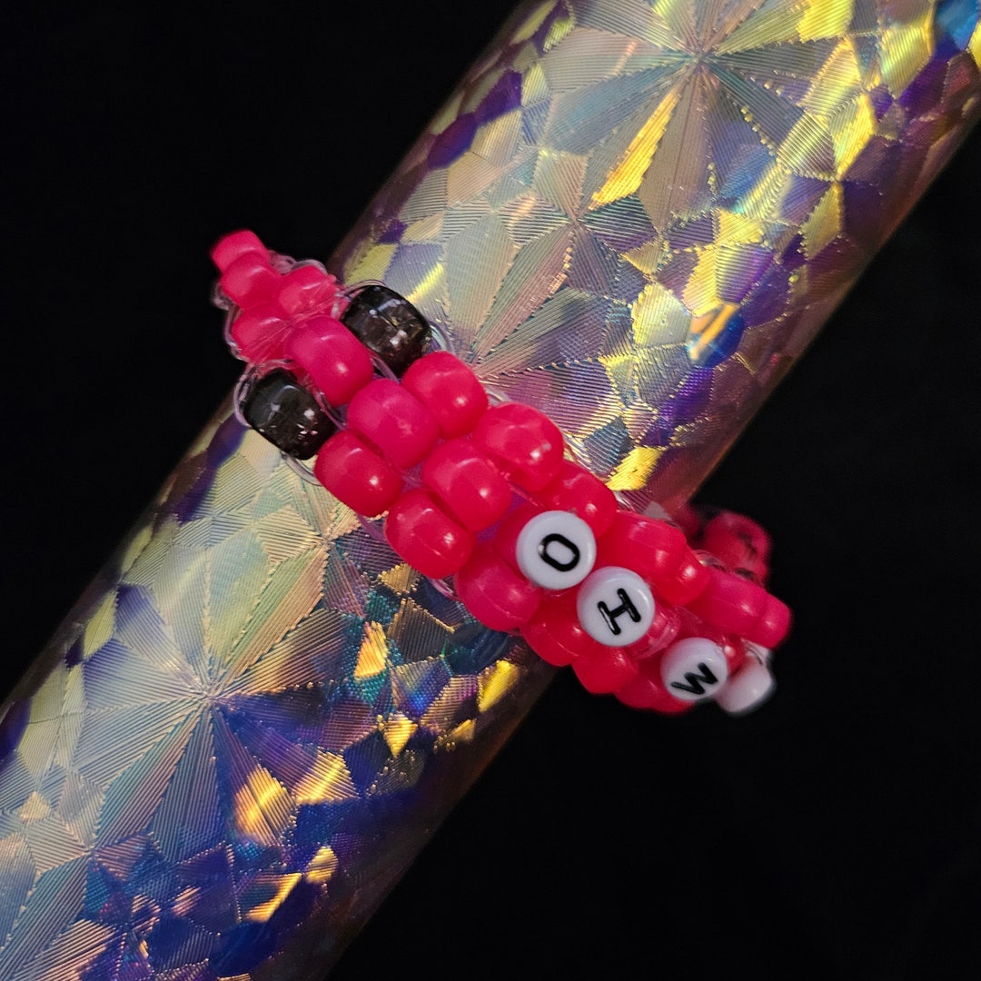 Worm on a String Kandi Rave Bracelet Oh Worm Etsy