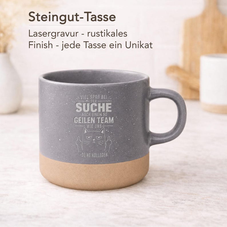 Engraved farewell coffee mug for a colleague - Job change gift for colleagues - Funny mug with cat saying - Farewell gift for team members image 20
