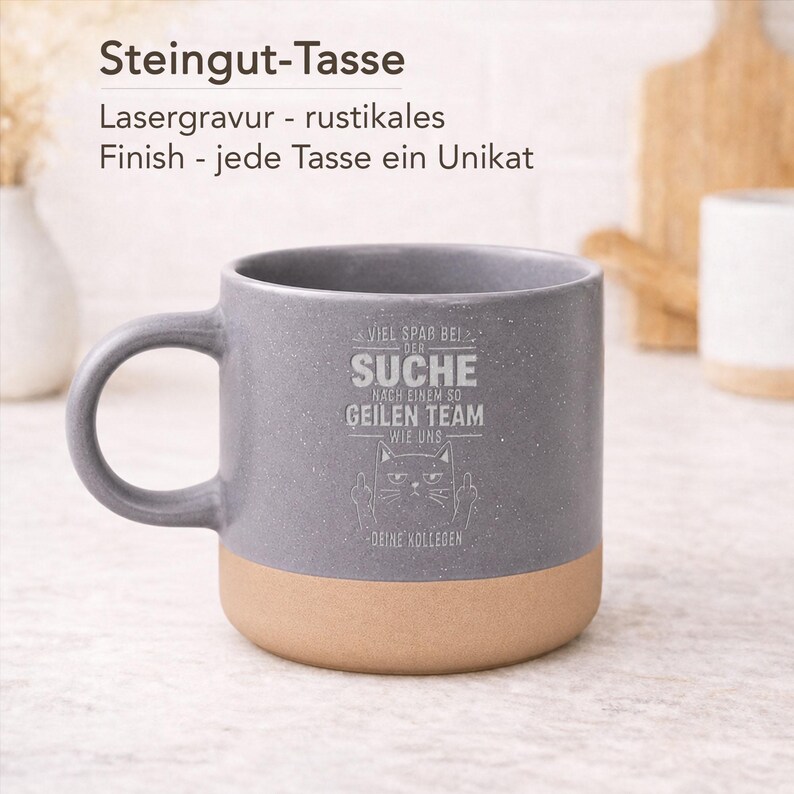 Engraved farewell coffee mug for a colleague - Job change gift for colleagues - Funny mug with cat saying - Farewell gift for team members image 14