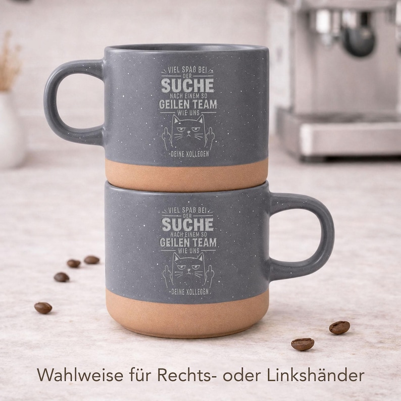Engraved farewell coffee mug for a colleague - Job change gift for colleagues - Funny mug with cat saying - Farewell gift for team members image 17