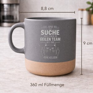 Engraved farewell coffee mug for a colleague - Job change gift for colleagues - Funny mug with cat saying - Farewell gift for team members image 18