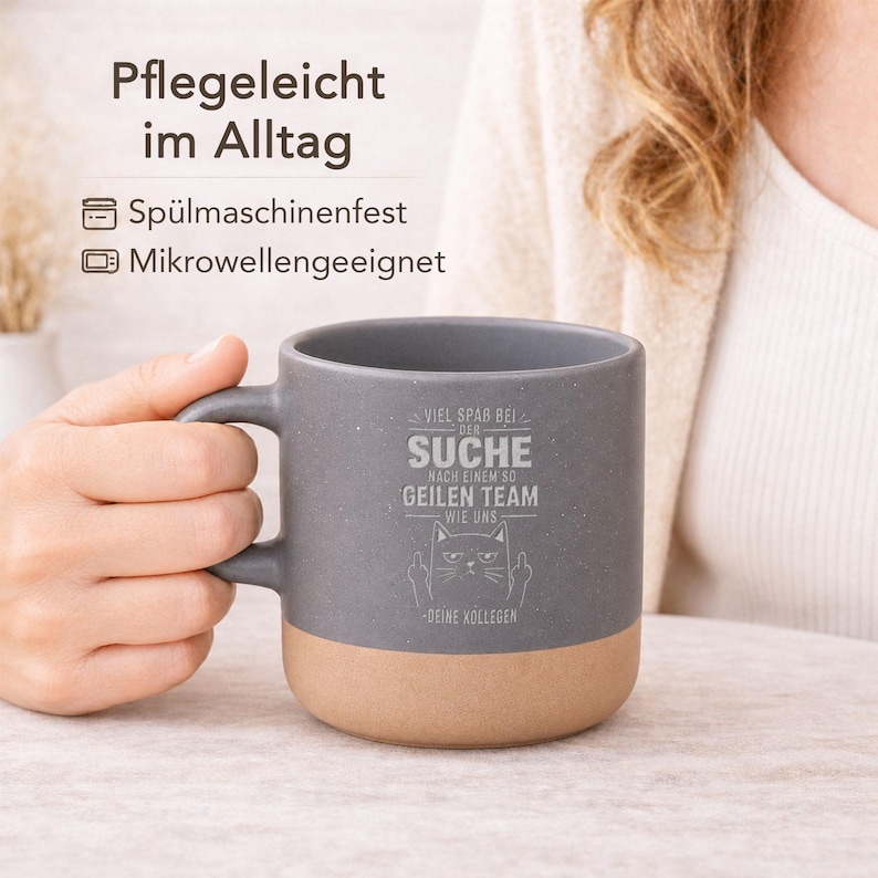 Engraved farewell coffee mug for a colleague - Job change gift for colleagues - Funny mug with cat saying - Farewell gift for team members image 15