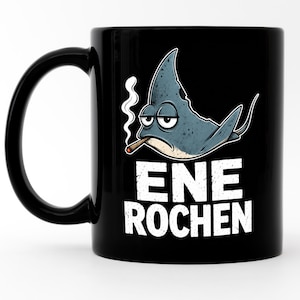 Lustige Rochen Tasse, Ene Rochen Kaffeetasse, Angler Geschenk, Meer Fan, Vatertag Geschenk, Tier Motiv, Geburtstag Weihnachtsgeschenk