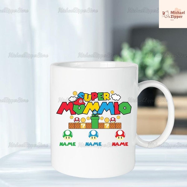 Super Mom Mug, Personalized Mug, Super Mom Coffee Mug, Happy Mother's Day Mug Gift, Gift for Mom, Mom Life Mug
