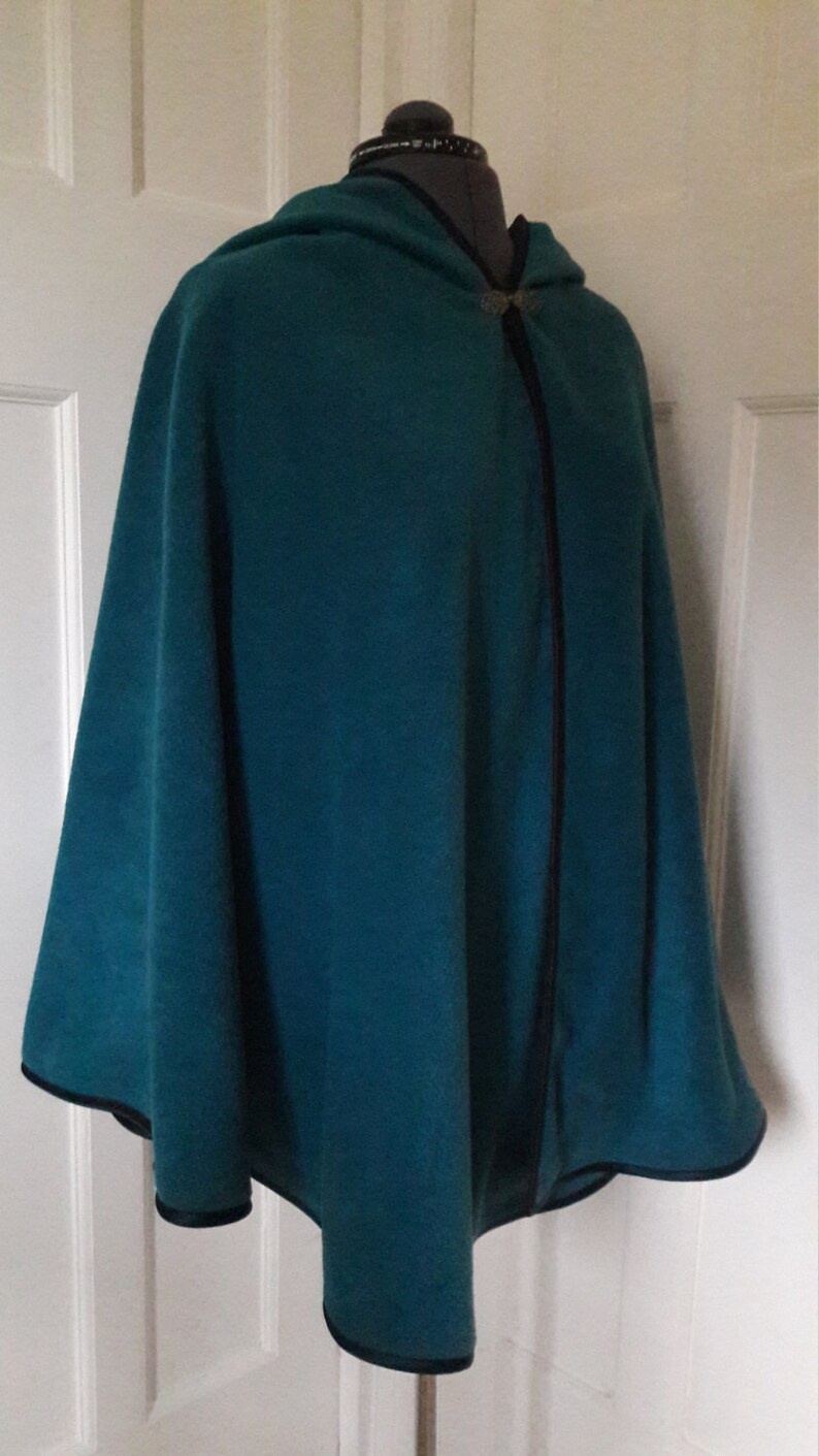 Cape edged with satin binding pointed hood your choice of | Etsy