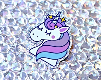 Unicorn Holographic Sticker