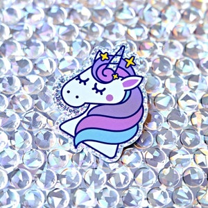 Unicorn Holographic Sticker