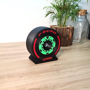 Customizable Stake Sauber F1 Tyre, Rim Cover and Nut - 5 VERSIONS - formula 1 race car wheel - grand prix gifts for him - gift for boyfriend