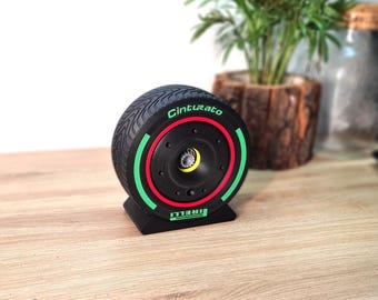 Customizable RedBull F1 Tyre, Rim Cover and Nut - 5 VERSIONS - formula 1 race car wheel  - grand prix gifts for him - gift for boyfriend