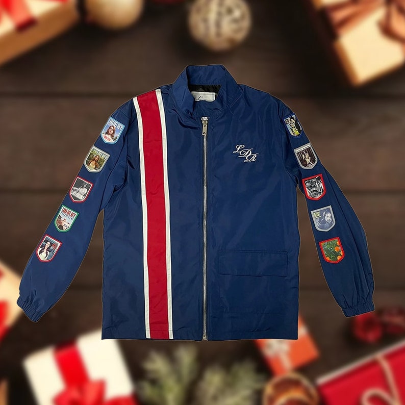 Lana Del Rey Racing Jacket, Patches Commemorative LDR Racer Jackets in