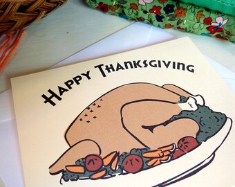 Print and Color Thanksgiving Cards
