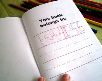 Printable Coloring Books - set of 3