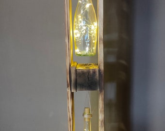 Lanterne décorative pour palettes LED Euro palette rustique grande